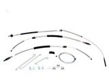 El Camino Parking Brake Cable Kit, TH350 Or Manual Transmssion, OE Steel, 1968-1972