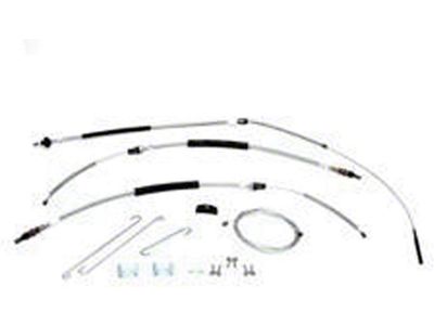 El Camino Parking Brake Cable Kit, With TH400 Transmission,OE Steel, 1973-1977
