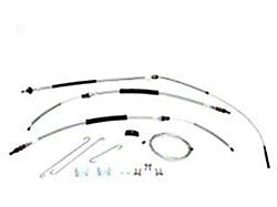 Parking Brake Cable Kit, With TH400 Transmission, Stainless Steel (73-77 El Camino; 73-77 Sprint)