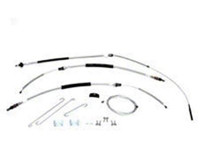 El Camino Parking Brake Cable Kit, With TH400 Transmission,Stainless Steel, 1973-1977