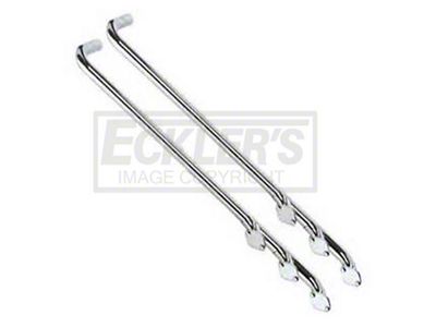El Camino Patriot Exhaust Chrome Lake Pipes '4', 1959-1987