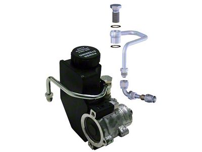 El Camino Power Steering Pump Hardline Kit, For Type II Pumps With Intergral Reservoir, 1959-1987