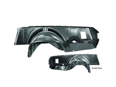 El Camino - Quarter Inner Panel With Wheelhouse, Left, 1968-1972