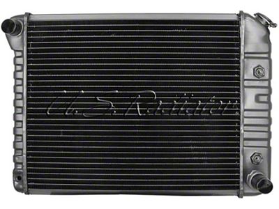 El Camino Radiator, 250/454ci, 3-Row, Heavy-Duty, For Cars With Manual Transmission & Without Air Conditioning, U.S. Radiator, 1972-1977