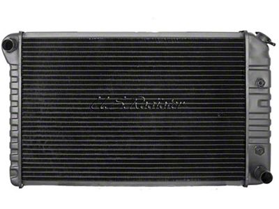El Camino Radiator, 267/350ci, 4-Row, For Cars With Automatic Transmission & Air Conditioning, Desert Cooler, U.S. Radiator, 1980-1987