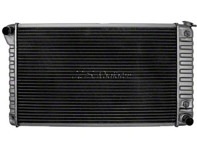 El Camino Radiator, Small Block, 3-Row, Heavy -Duty, For Cars With Manual Transmission & Air Conditioning, U.S. Radiator, 1968-1971