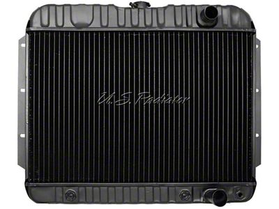 El Camino Radiator, Small Block, 3-Row, Heavy-Duty, For Cars With Manual Transmission & Without Air Conditioning, U.S. Radiator, 1959-1960