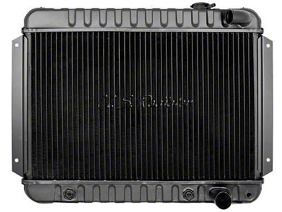 El Camino Radiator, Small Block, 4-Row, Curved Outlet, For Cars With Automatic Transmission & With Or Without Air Conditioning,Desert Cooler,U.S. Radiator 1964-1965