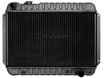 El Camino Radiator, Small Block With Air Conditioning, Big Block Without Air Conditioning, 3-Row, Heavy-Duty, For Cars With Automatic Transmission, U.S. Radiator, 1966-1967