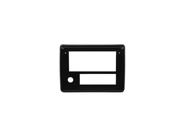 El Camino Radio Face Plate, Sport Black With Red Trim, 1986-1987