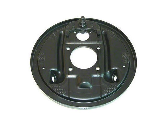El Camino Rear Drum Backing Plate, Without Splash Shield, Left, 1964-1972
