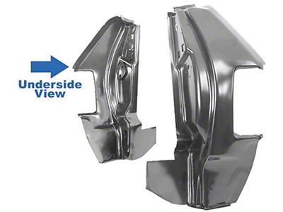 OPR El Camino Rear Quarter Panel Corner, Tail Lamp & Tailgate Jam, Left, 1968-1972