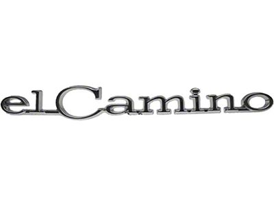 Rear Quarter Panel Emblems 68-69 El Camino, Pair