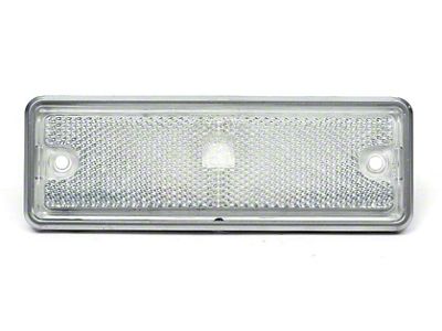 Rear Side Marker Lens, Clear, Lh or Rh, 78-87