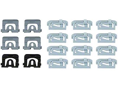 El Camino Rear Window Molding Clip Kit, 1978-1987