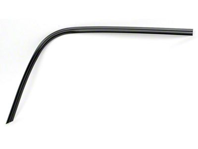 El Camino Rear Window Molding, Upper, Left, Black, 1978-1987