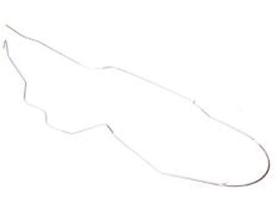 El Camino Return Fuel Line, One Piece 1/4 Inch, OE Steel, 1978-1982