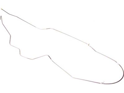 El Camino Return Fuel Line, One Piece 1/4 Inch, Stainless Steel, 1978-1982