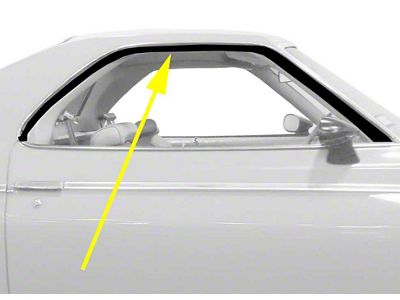Roof Rail Weatherstrip Seals (73-77 El Camino; 73-77 Sprint)