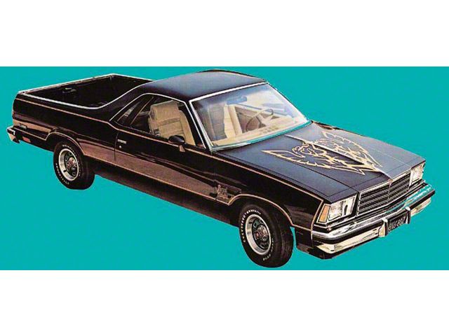 El Camino Royal Knight Decal Kits Blue Light Blue & Medium Blue & Dark Blue, 1979-1984