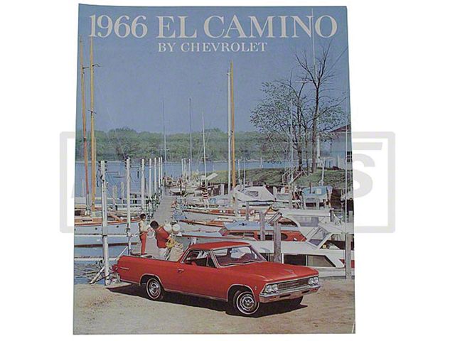 1966 El Camino Color Sales Brochure
