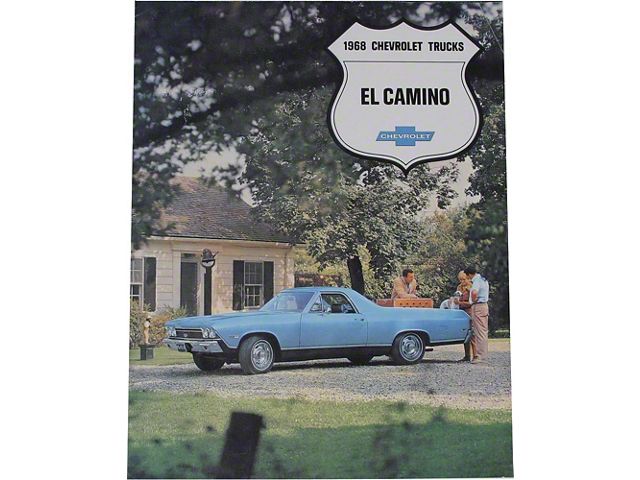 1968 El Camino Color Sales Brochure