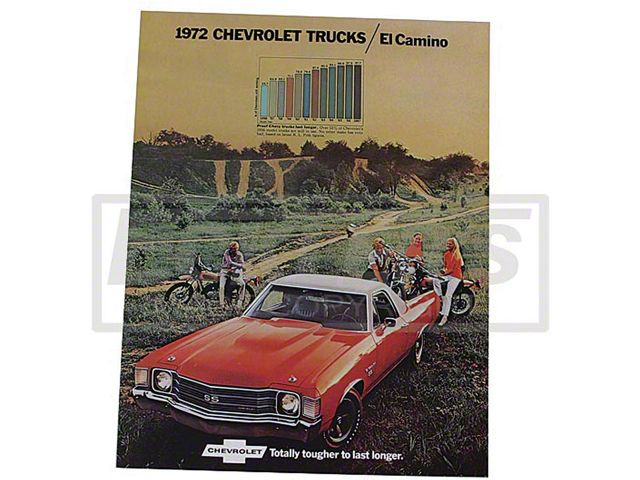 1972 El Camino Color Sales Brochure