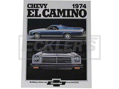 1974 El Camino Color Sales Brochure