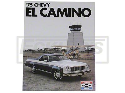 1975 El Camino Color Sales Brochure