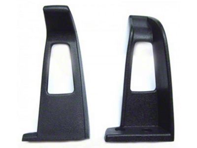 1978-87 Seat Belt Guides, Black