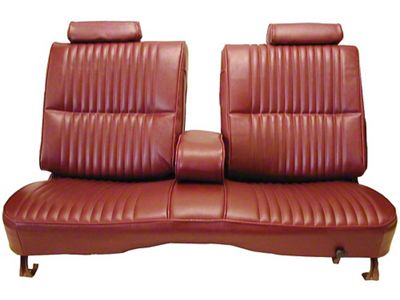 El Camino Seat Cover, Bench, Split Back, With Center Armrest & Headrests, Vinyl, 1978-1980