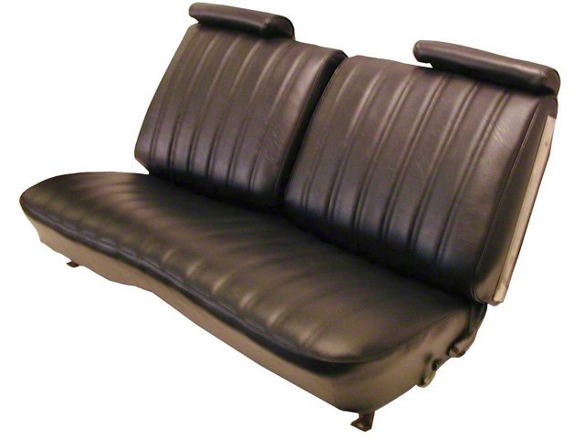 El Camino Seat Cover, Bench, Split Back, With Headrests & Without Armrest, Vinyl, 1973-1977