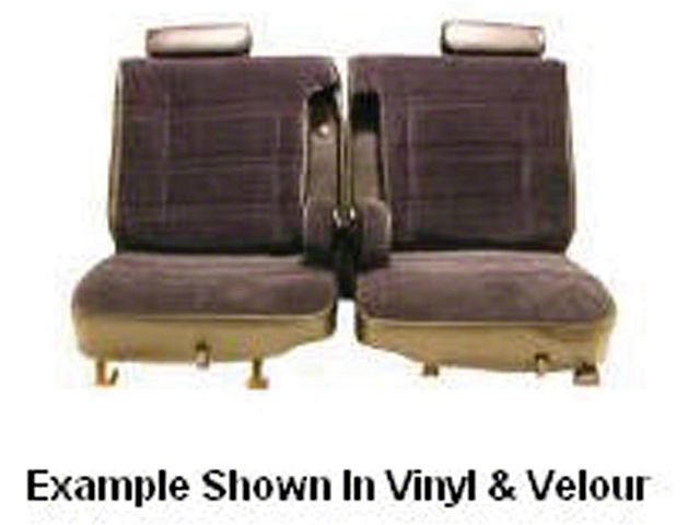 El Camino Seat Cover, Split Bench, Split Back, Dual Armrest& Headrest, Vinyl, 1978-1980