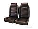 El Camino Seat Covers, Bucket Seats With Headrests, Vinyl With Velour, 1978-1981