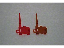 Shift Indicator Pointer, Auto With Gauges, Fire Red (78-87 El Camino)