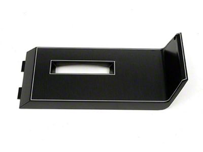 Shift Trim Plate, Center Console, Brushed Black (1985 Caballero; 1985 El Camino)