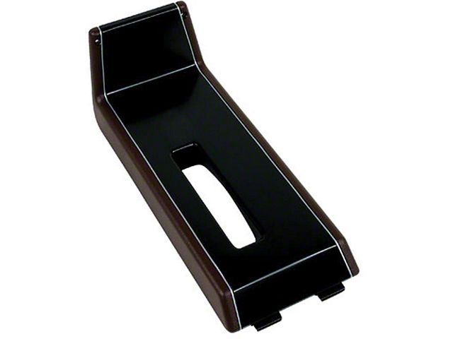 El Camino Shift Trim Plate, Center Console, Dark Claret, 1986-1987