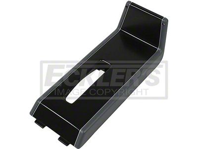 Shift Trim Plate, Console, Dk Gray With Silver Trim (86-87 Caballero; 86-87 El Camino)