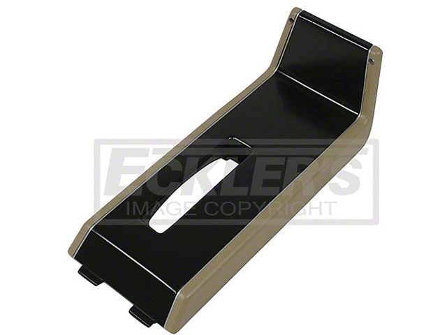 El Camino Shift Trim Plate, Center Console, Dark Saddle, 1986-1987