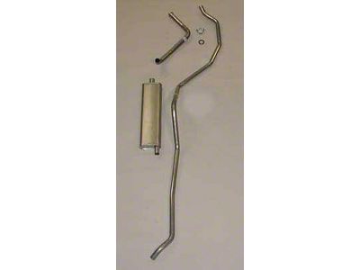 El Camino Single Exhaust System, Aluminized, 6-Cylinder, 1959-1960