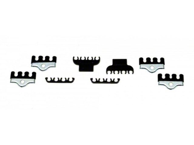 El Camino Spark Plug Wire Retainers, Small Block, Valve Cover Mounted, With Valve Cover Hold-Downs & Wire Separators, 1967-72