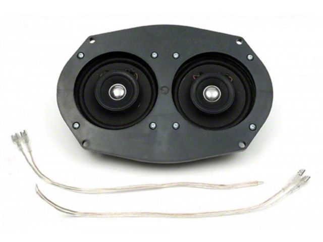 El Camino Speaker, Dual Front, 50 Watt, For Cars With Factory Mono Radio, 1970-72
