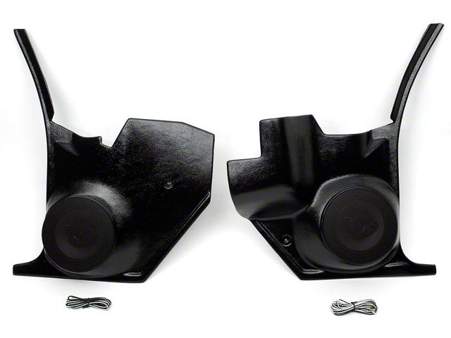 Custom Autosound El Camino Speakers, Kick Panel, 100 Watt, For Cars With AirConditioning, 1968-1972