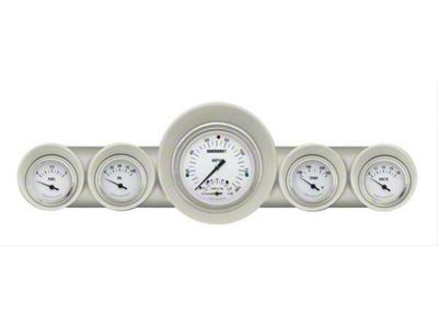 Classic Instruments El Camino Speedtachular Custom Gauge Set, White Hot, 1959-1960