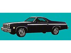 Ss Stripe Kits Complete, White (73-77 El Camino; 73-77 Sprint)