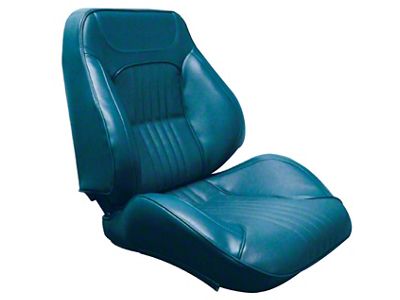 El Camino Standard Interior, Touring II, Front Bucket Seat, 1971-1972