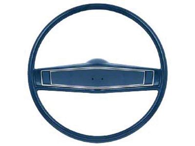 El Camino Steering Wheel, 2 Spoke Dark Blue, 1969-1970
