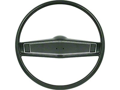 El Camino Steering Wheel, 2 Spoke Dark Green, 1969-1970