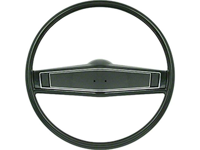 El Camino Steering Wheel, 2 Spoke Dark Green, 1969-1970