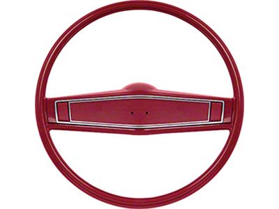 El Camino Steering Wheel, 2 Spoke Red, 1969-1970